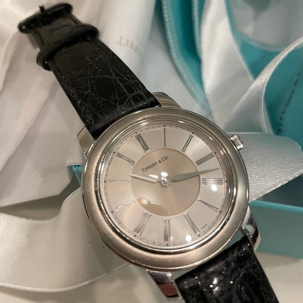 Tiffany & Co. Atlas Men’s Stainless Steel Watch - Picture 2 of 14
